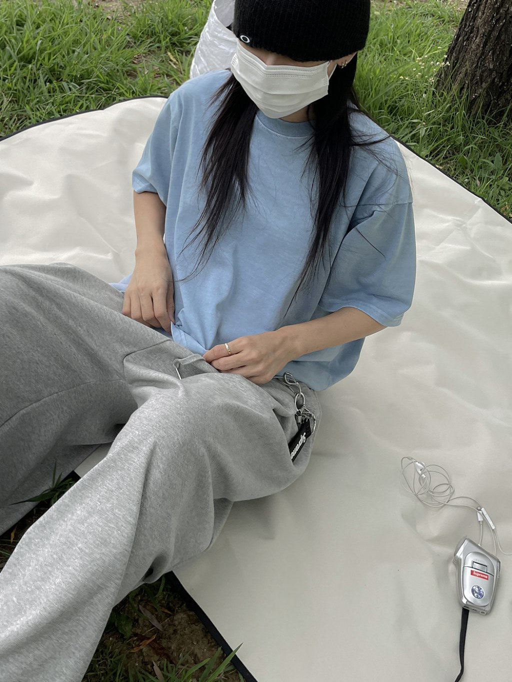 【Metanoia】🇰🇷韓製  Unisex寬鬆落地棉褲 - 1