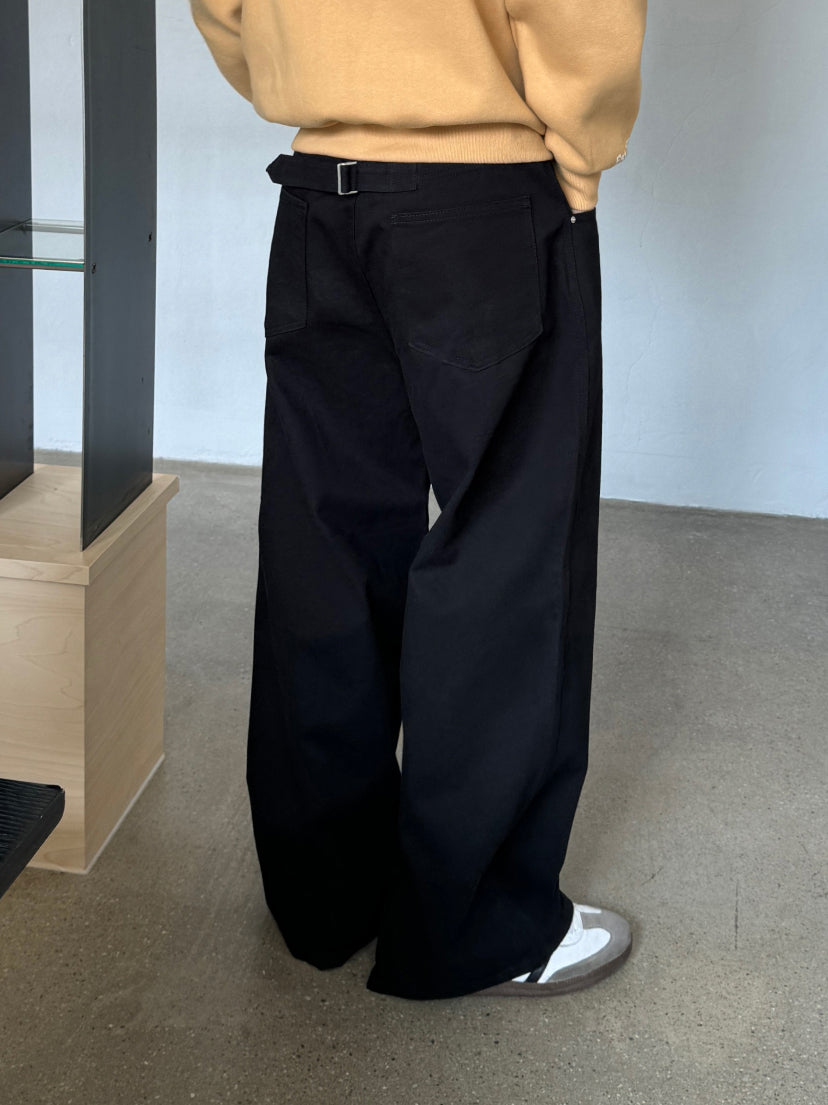 【Metanoia】韓製🇰🇷 寬鬆卡其落地褲 - 2