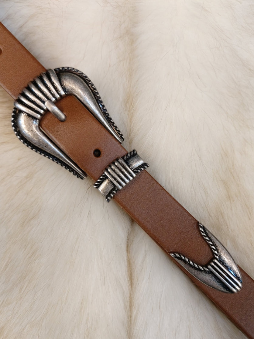 【Metanoia】🇰🇷韓製 西部風格牛皮帶 - 6