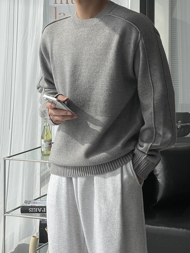 【Metanoia】韓國設計 素色針織衣 - 1