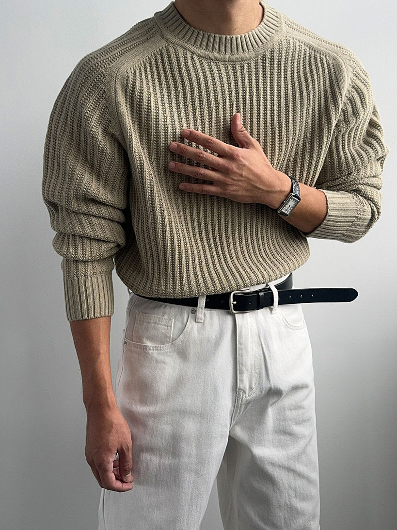 【Metanoia】韓國設計 15%羊毛素色針織衣 - 2