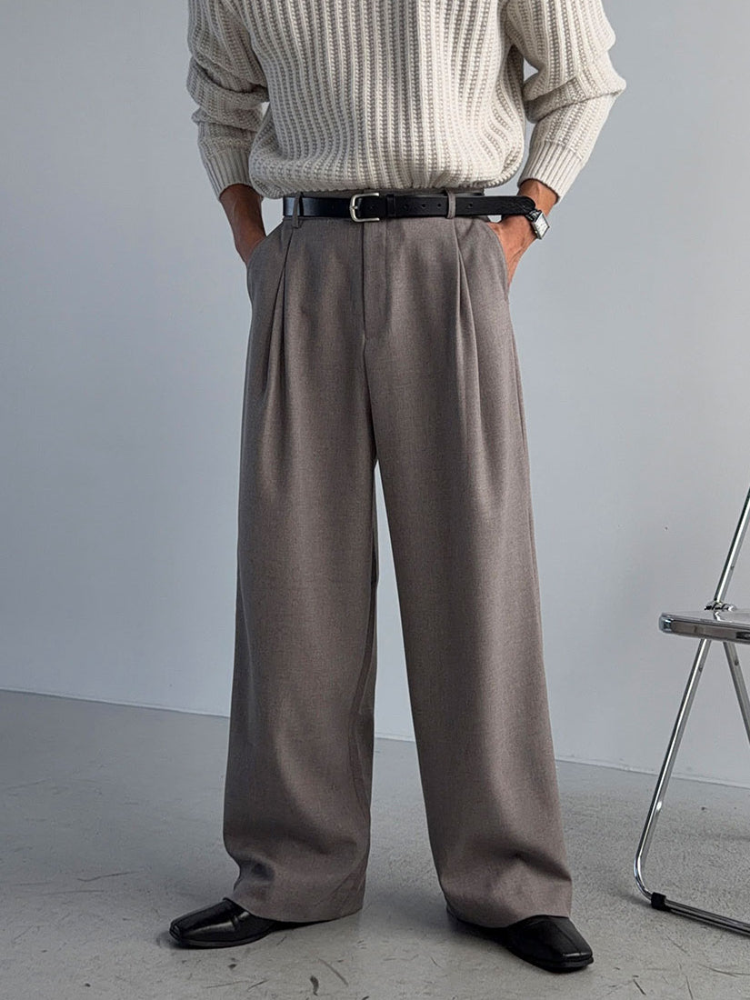 【Metanoia】韓製🇰🇷 後鬆緊落地西裝褲 - 1