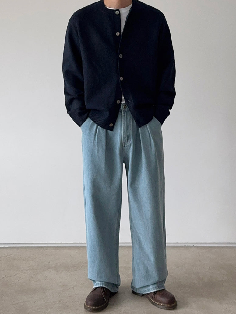 【Metanoia】韓國設計 素色簡約開衫針織外套 - 7