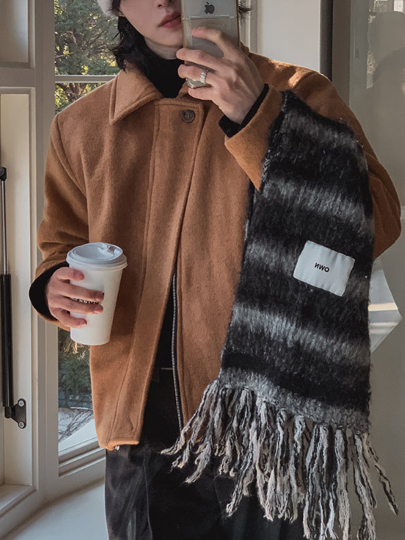 【Metanoia】🇰🇷韓製 30%羊毛短版翻領夾克外套 - 1