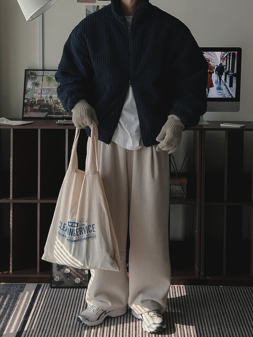 【Metanoia】韓國設計 泡泡沙填充抓絨外套 - 3