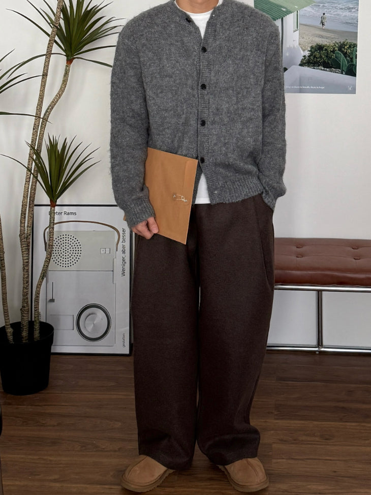 【Metanoia】韓國設計 抓絨落地褲 - 8