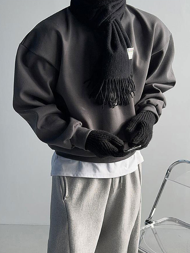 【Metanoia】🇰🇷韓製 肩線抓絨衛衣 - 1