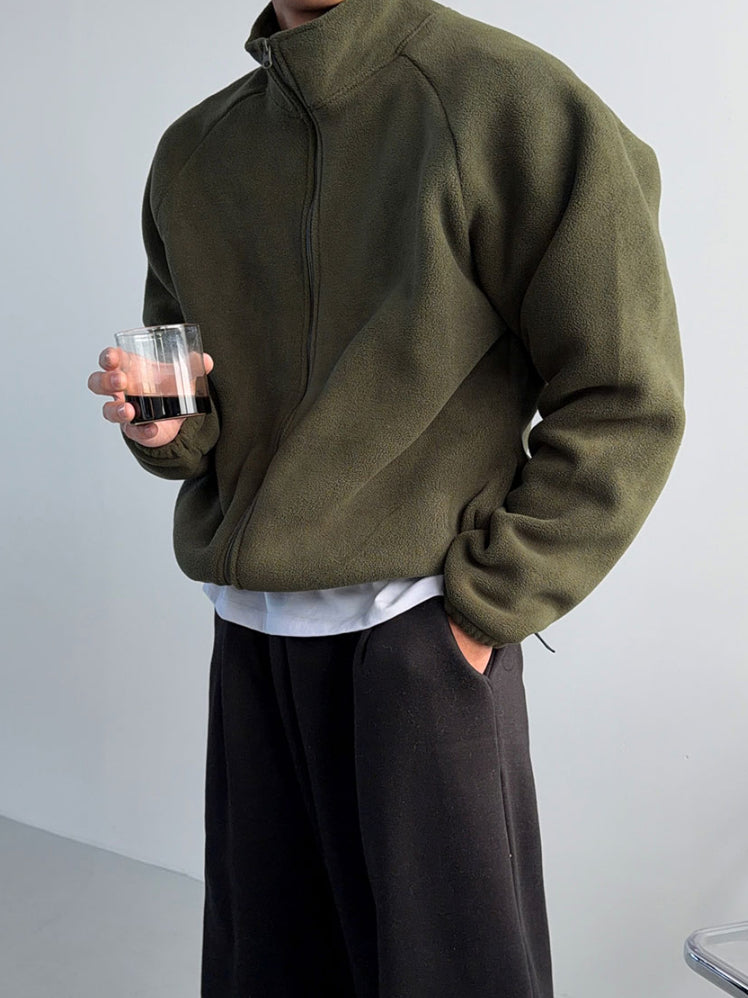 【Metanoia】韓國設計 刷毛夾克外套 - 3