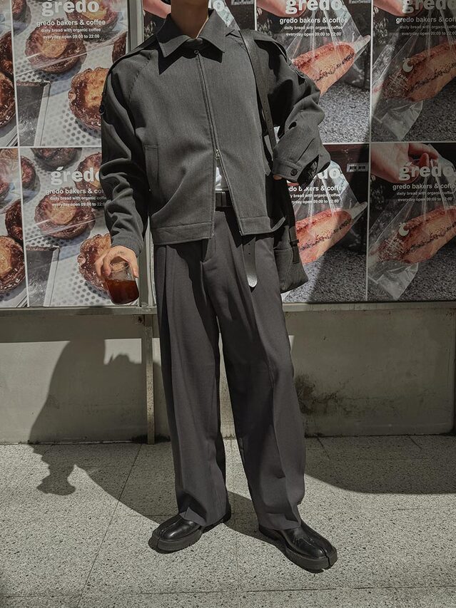 【Metanoia】韓製🇰🇷 設計感落地西裝褲 - 6