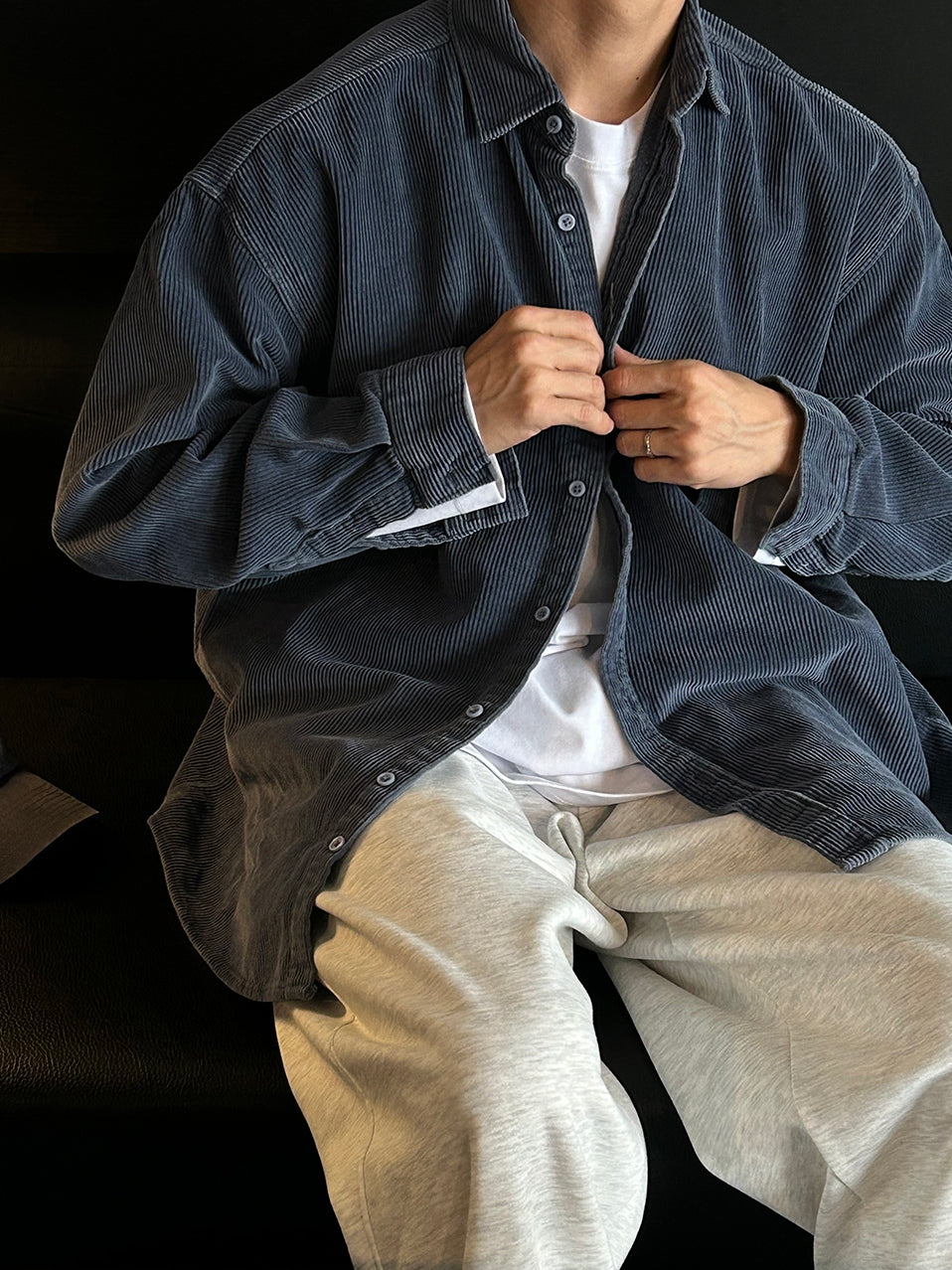 【Metanoia】🇰🇷韓製 燈芯絨襯衫 - 8