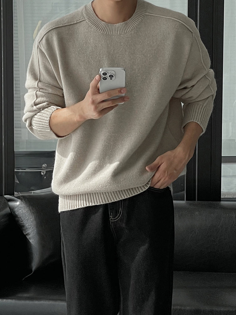 【Metanoia】韓國設計 素色針織衣 - 1