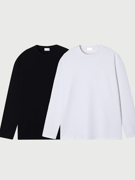 【Metanoia】韓國設計 高彈性打底長袖T恤 - 7