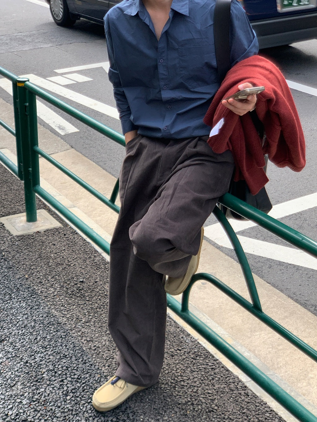 【Metanoia】🇰🇷韓製 素色長袖襯衫 - 3