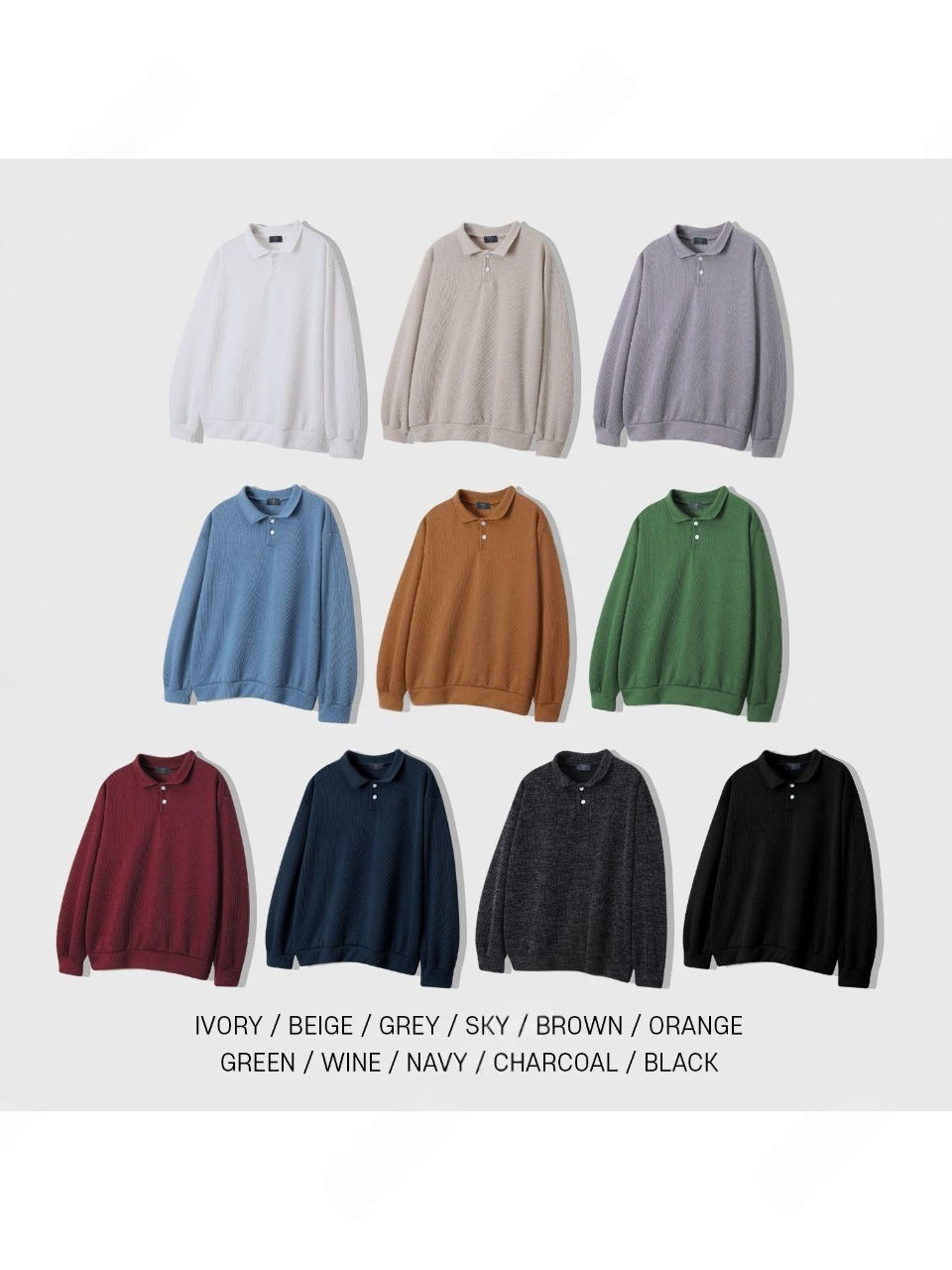 【Metanoia】🇰🇷韓製 翻領亨利領長袖上衣 - 11