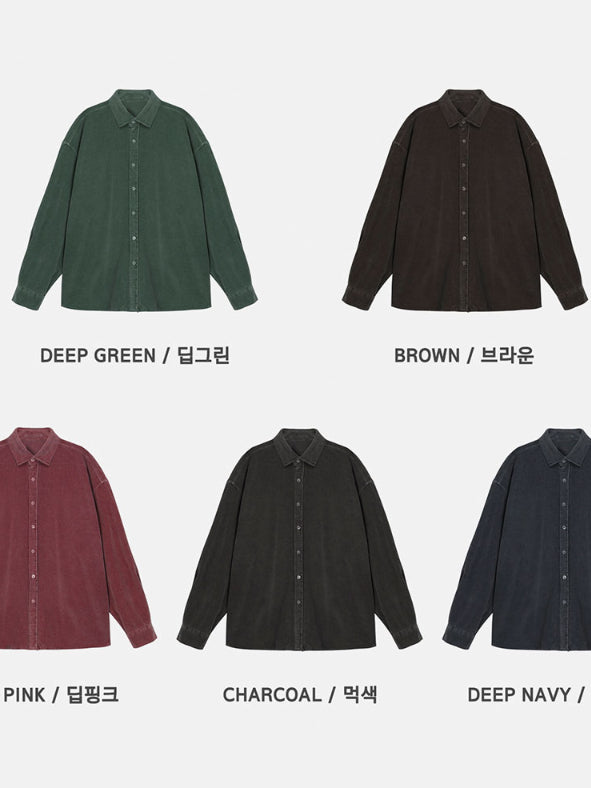 【Metanoia】🇰🇷韓製 燈芯絨襯衫 - 10