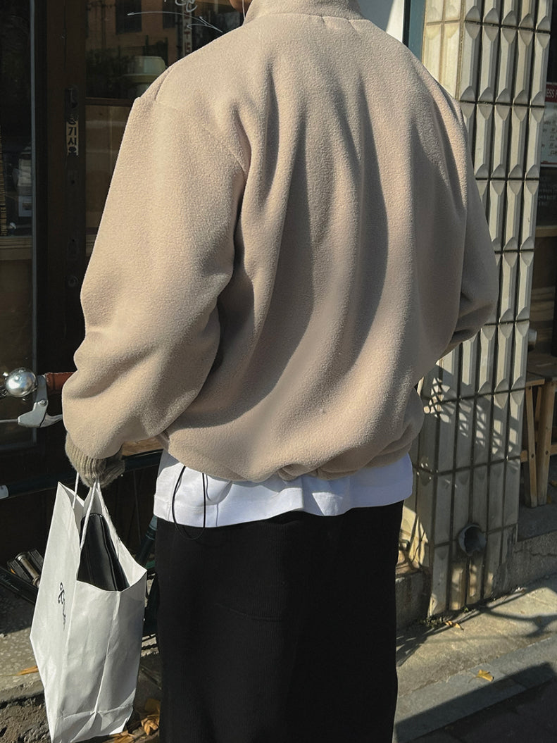 【Metanoia】🇰🇷韓製 抓絨半拉鍊長袖 - 5