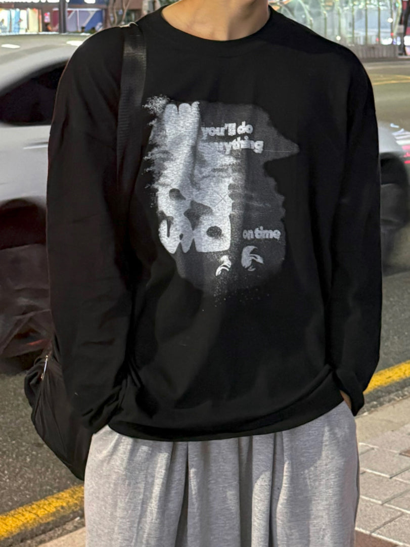 【Metanoia】🇰🇷韓製 印花長袖T恤 - 2