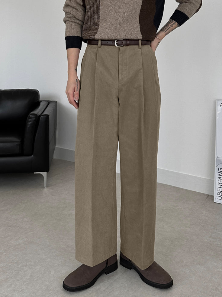 【Metanoia】🇰🇷韓製  雙摺保暖落地褲 - 3