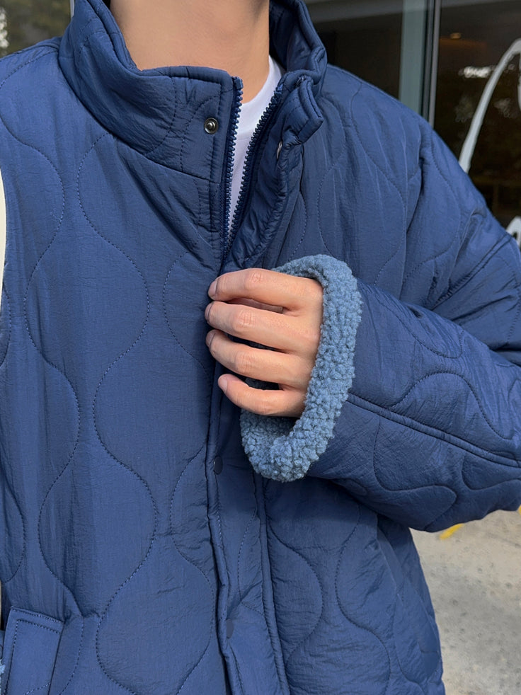 【Metanoia】韓國設計 保暖內刷毛鋪棉外套 - 10