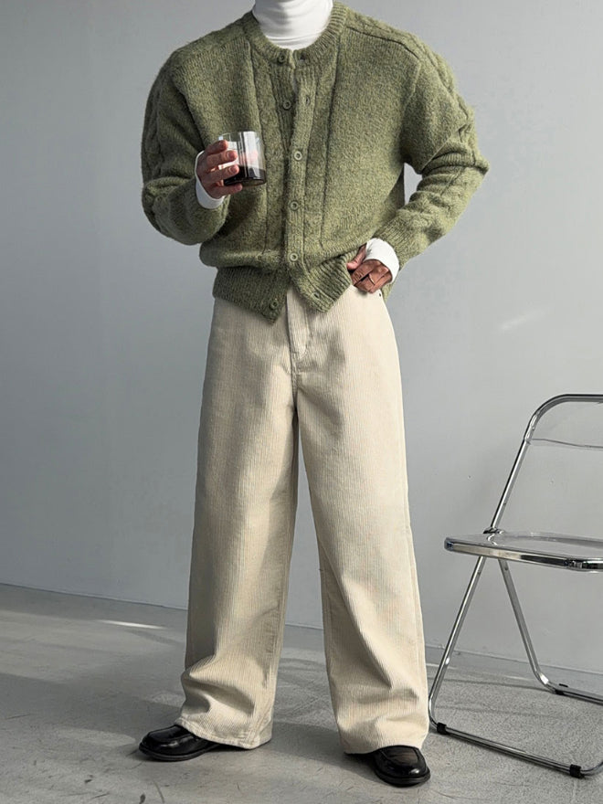 【Metanoia】韓國設計 開衫麻花針織外套 - 4