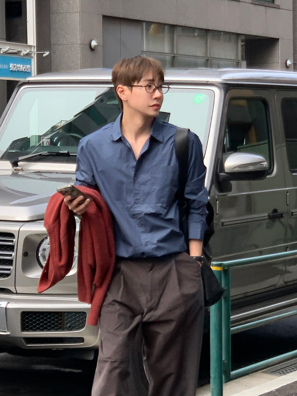 【Metanoia】🇰🇷韓製 素色長袖襯衫 - 8