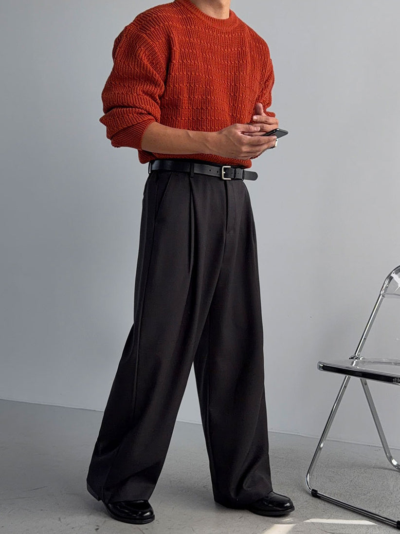 【Metanoia】韓製🇰🇷 後鬆緊落地西裝褲 - 4