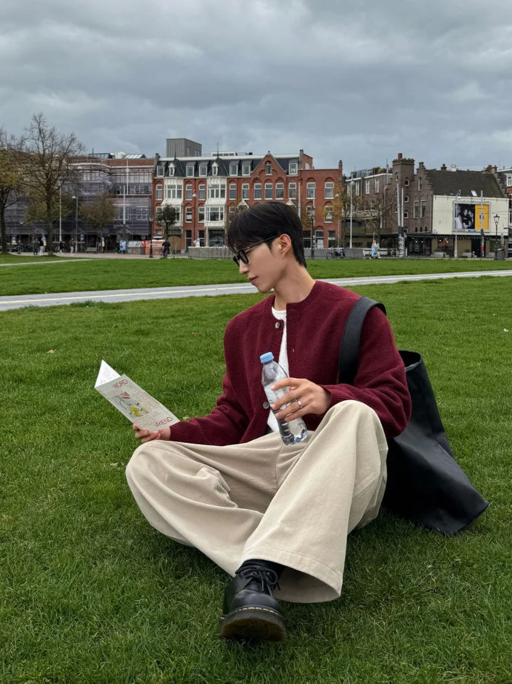 【Metanoia】韓製🇰🇷 卡其彎刀落地褲 - 9