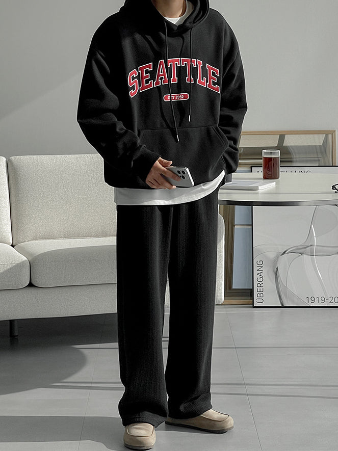 【Metanoia】🇰🇷韓製 Seattle刺繡帽T - 1