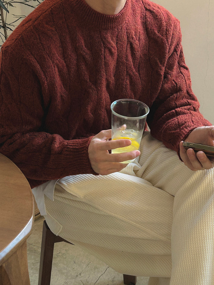 【Metanoia】🇰🇷韓製 麻花針織衣 - 1