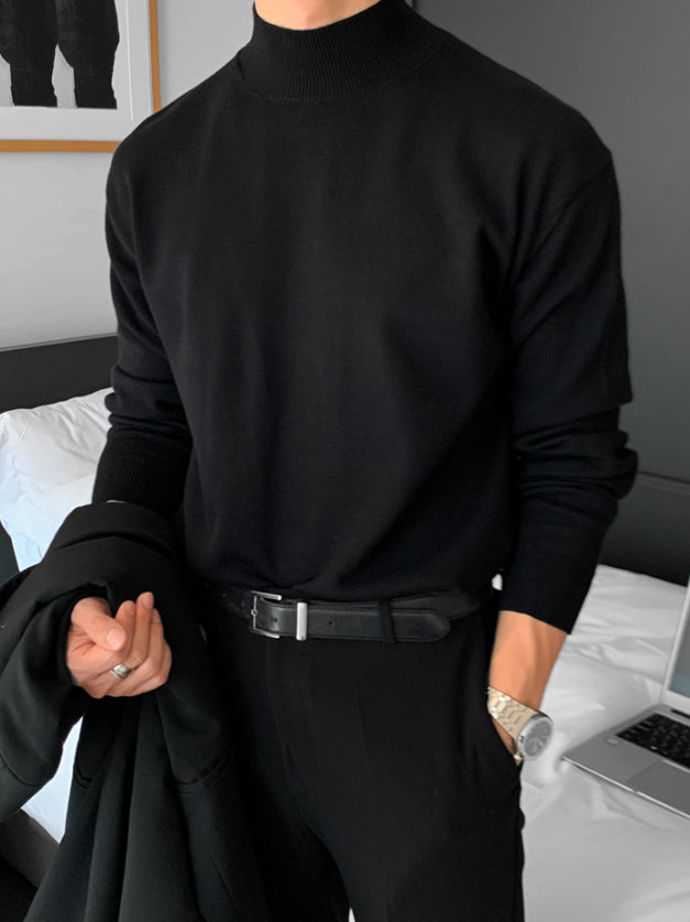 【Metanoia】韓國設計 半高領針織衣 - 1