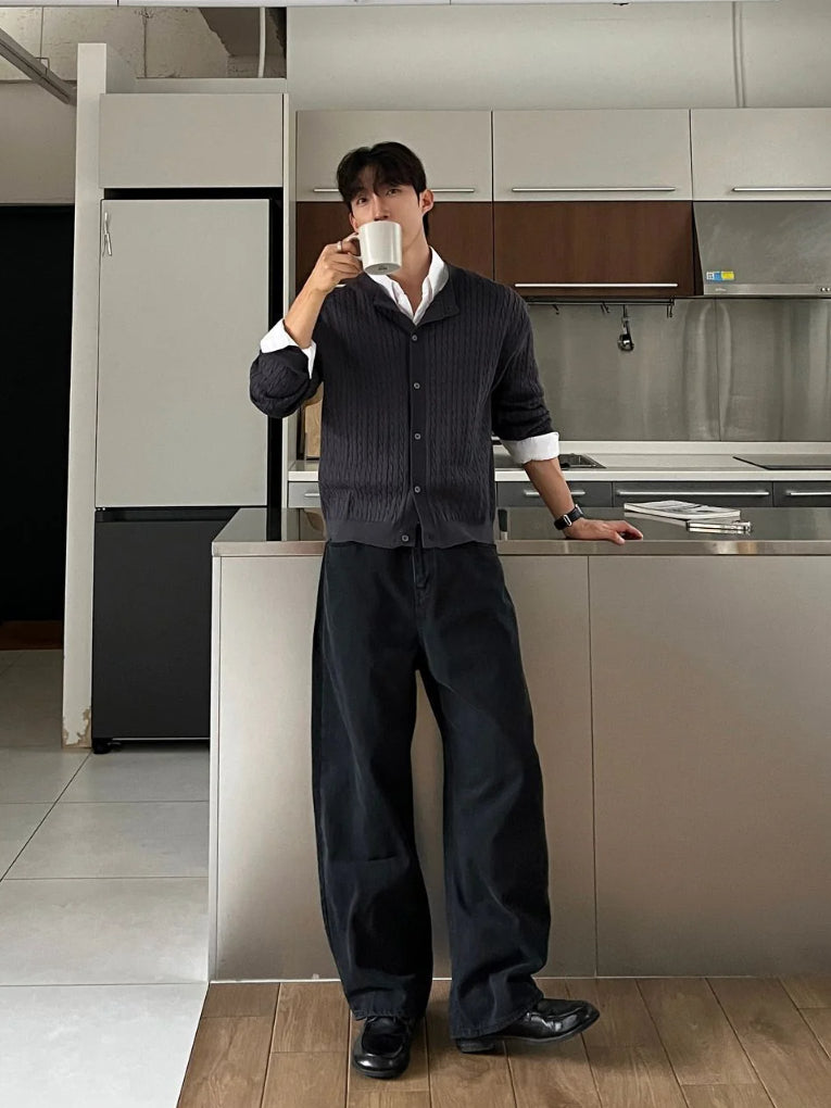 【Metanoia】🇰🇷韓製 彎刀牛仔落地褲 - 7