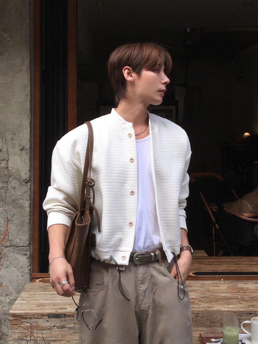 【Metanoia】🇰🇷韓製 短版開衫鏤空外套 - 1