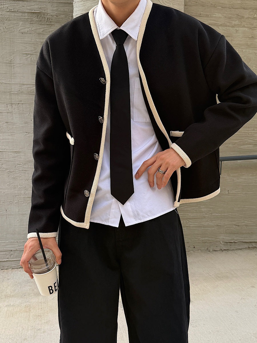 【Metanoia】🇰🇷韓製 小香風短版開衫外套 - 1