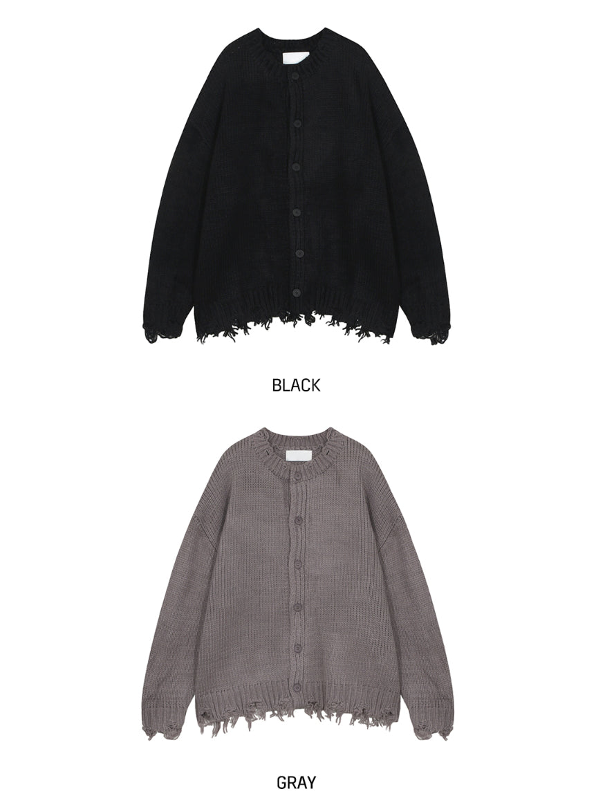 【Metanoia】韓國設計 破洞針織外套 - 9