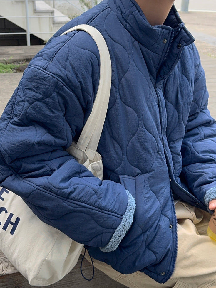 【Metanoia】韓國設計 保暖內刷毛鋪棉外套 - 1