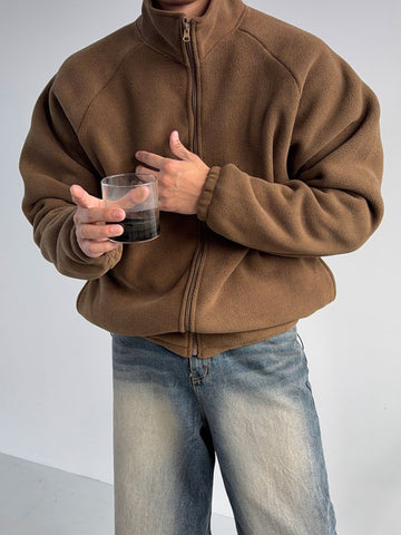 【Metanoia】韓國設計 刷毛夾克外套 - 1