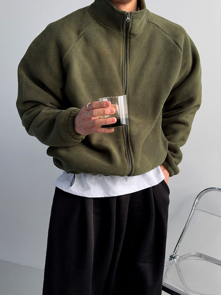 【Metanoia】韓國設計 刷毛夾克外套 - 4