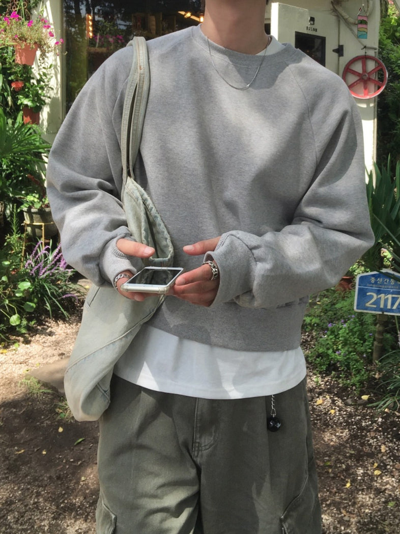 【Metanoia】🇰🇷韓製 短版大學T - 1