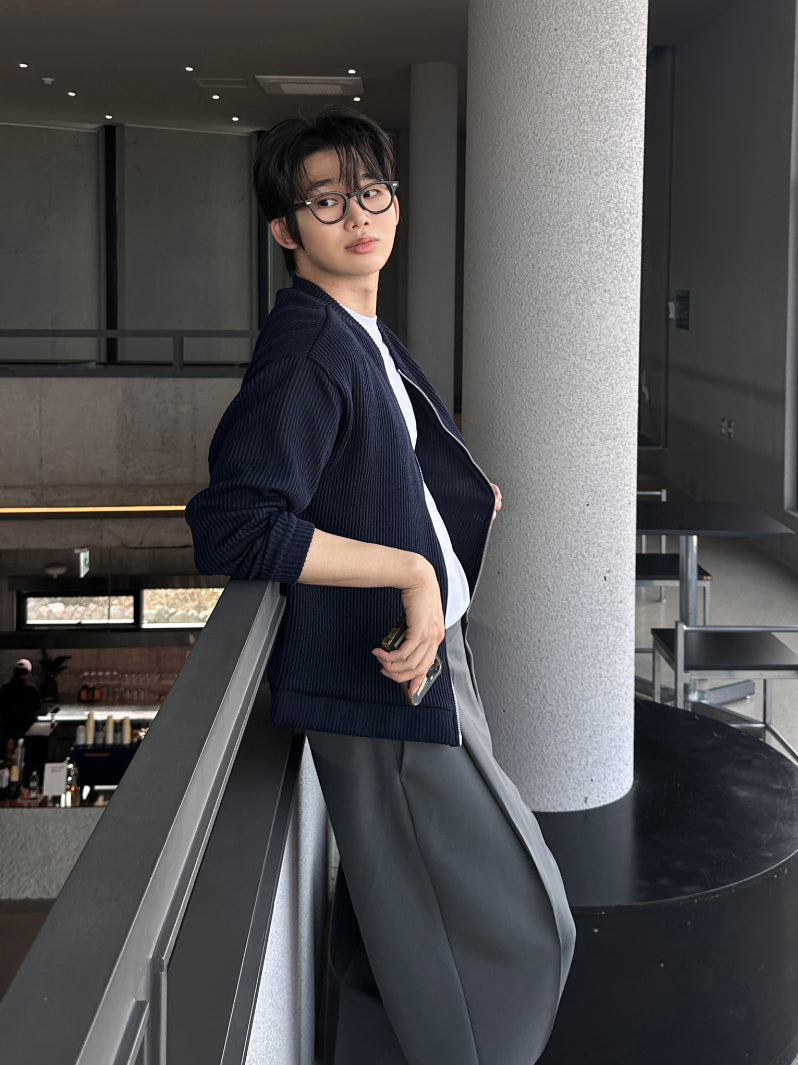 【Metanoia】🇰🇷韓製 羅紋開衫外套 - 4