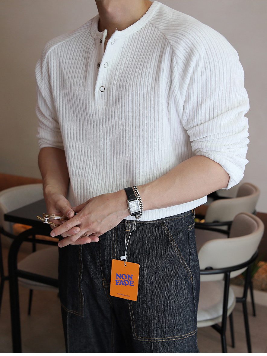 【Metanoia】🇰🇷韓製 羅紋長袖T恤上衣 - 8