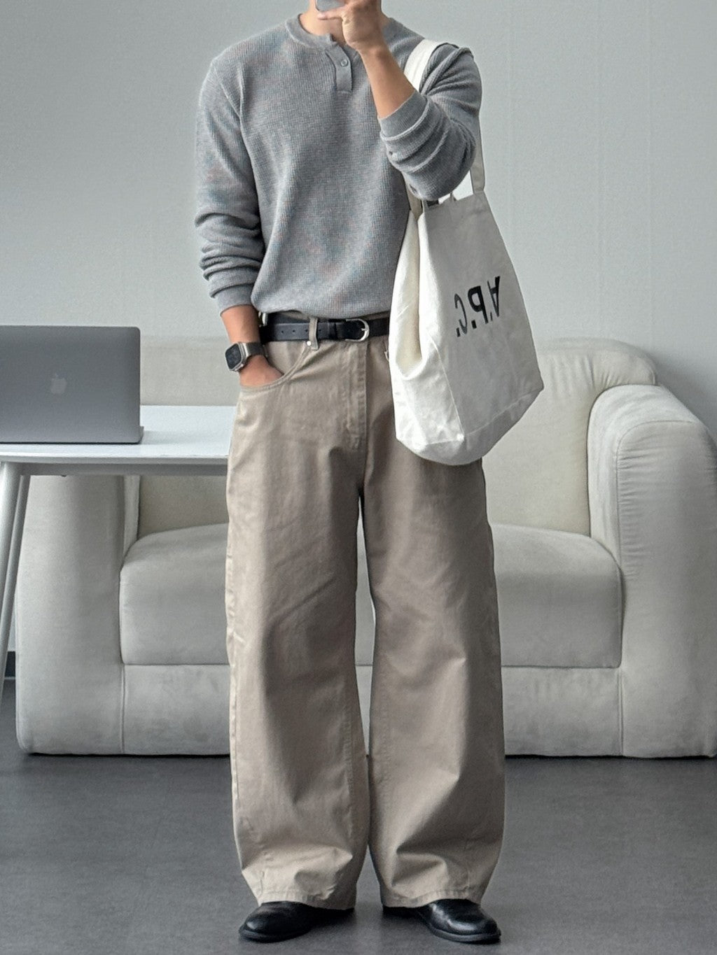 【Metanoia】韓國設計 亨利領針織衣 - 4