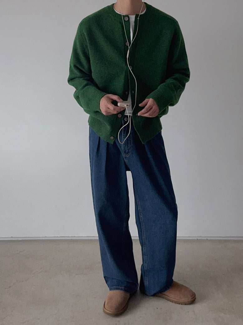 【Metanoia】韓國設計 素色簡約開衫針織外套 - 5