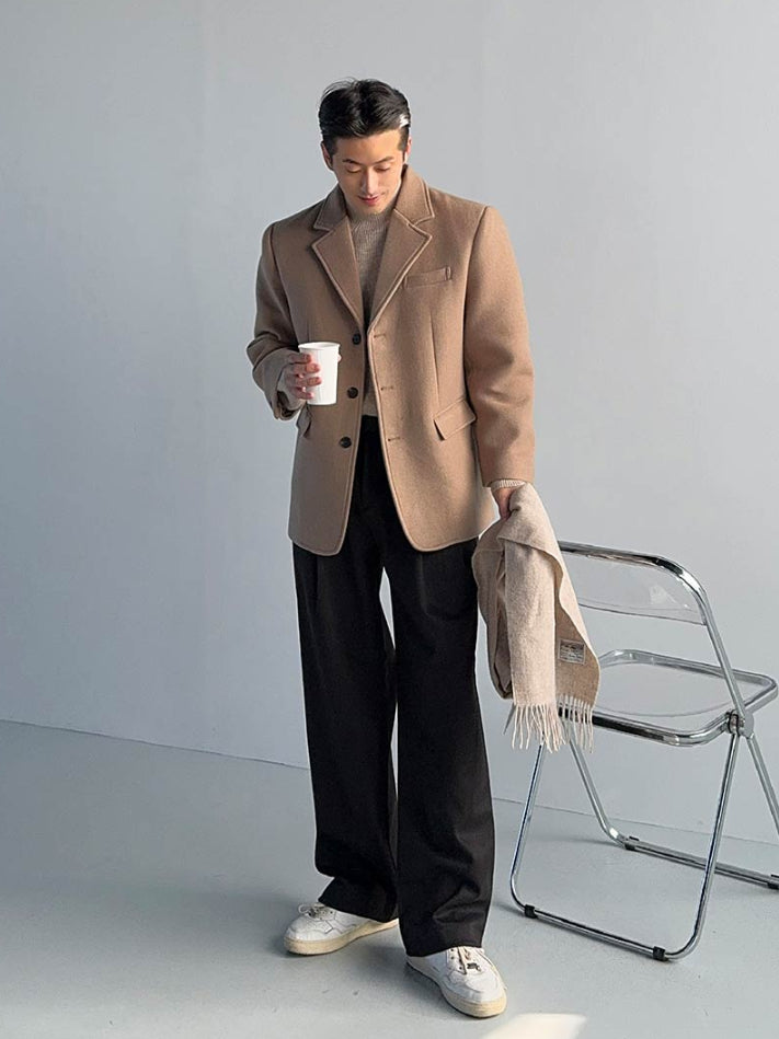 【Metanoia】🇰🇷韓製 15%羊毛西裝外套 - 4