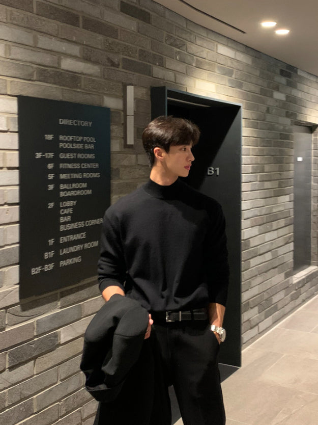 【Metanoia】韓國設計 半高領針織衣 - 9