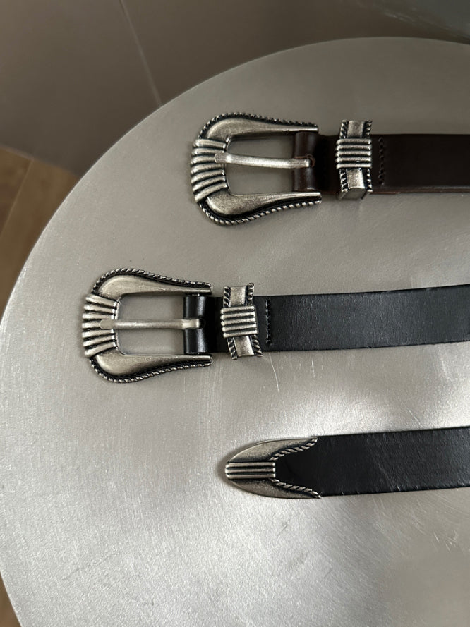 【Metanoia】🇰🇷韓製 西部風格牛皮帶 - 1