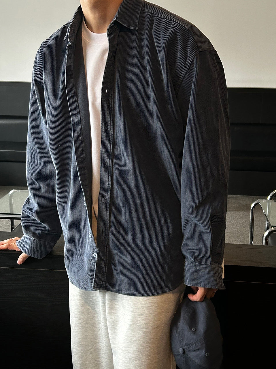 【Metanoia】🇰🇷韓製 燈芯絨襯衫 - 1