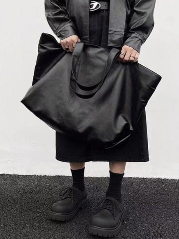 【Metanoia】韓國設計 皮革大包 - 1