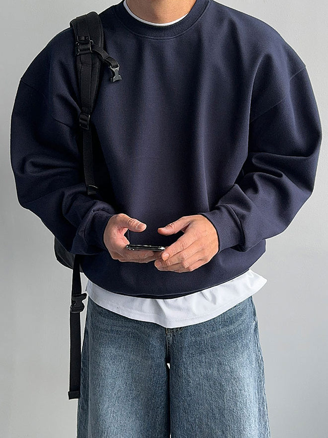 【Metanoia】🇰🇷韓製 肩線抓絨衛衣 - 2