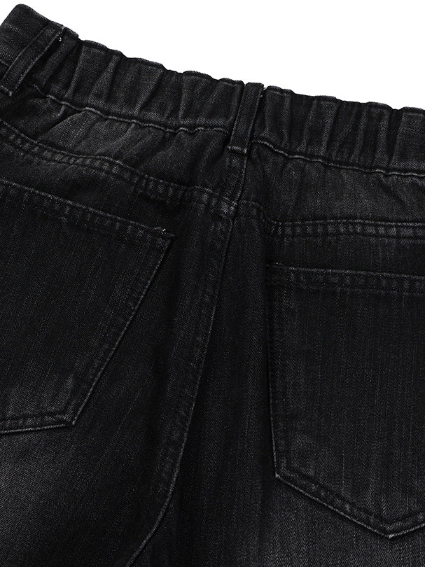 【Metanoia】🇰🇷韓製 抓絨保暖直筒牛仔褲 - 9