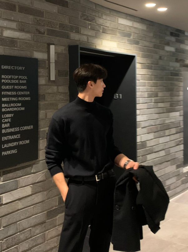 【Metanoia】韓國設計 半高領針織衣 - 8